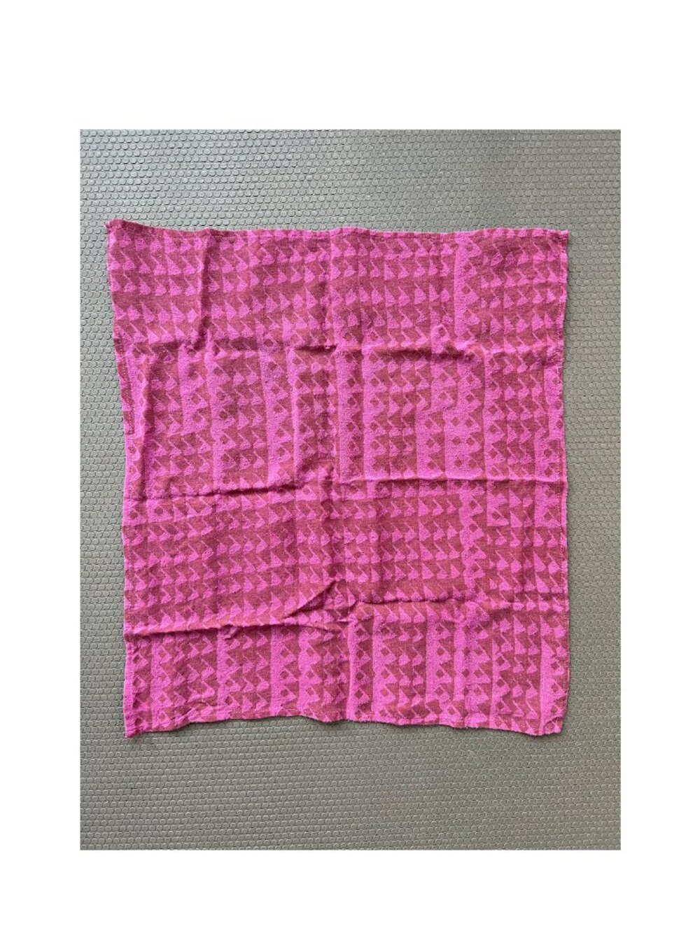 Jenny Pennywood for Misha & Puff over-dyed bandana - copper/fuschia OS, EUC - Picture 2 of 5